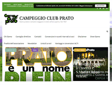 Tablet Screenshot of camperclubprato.it
